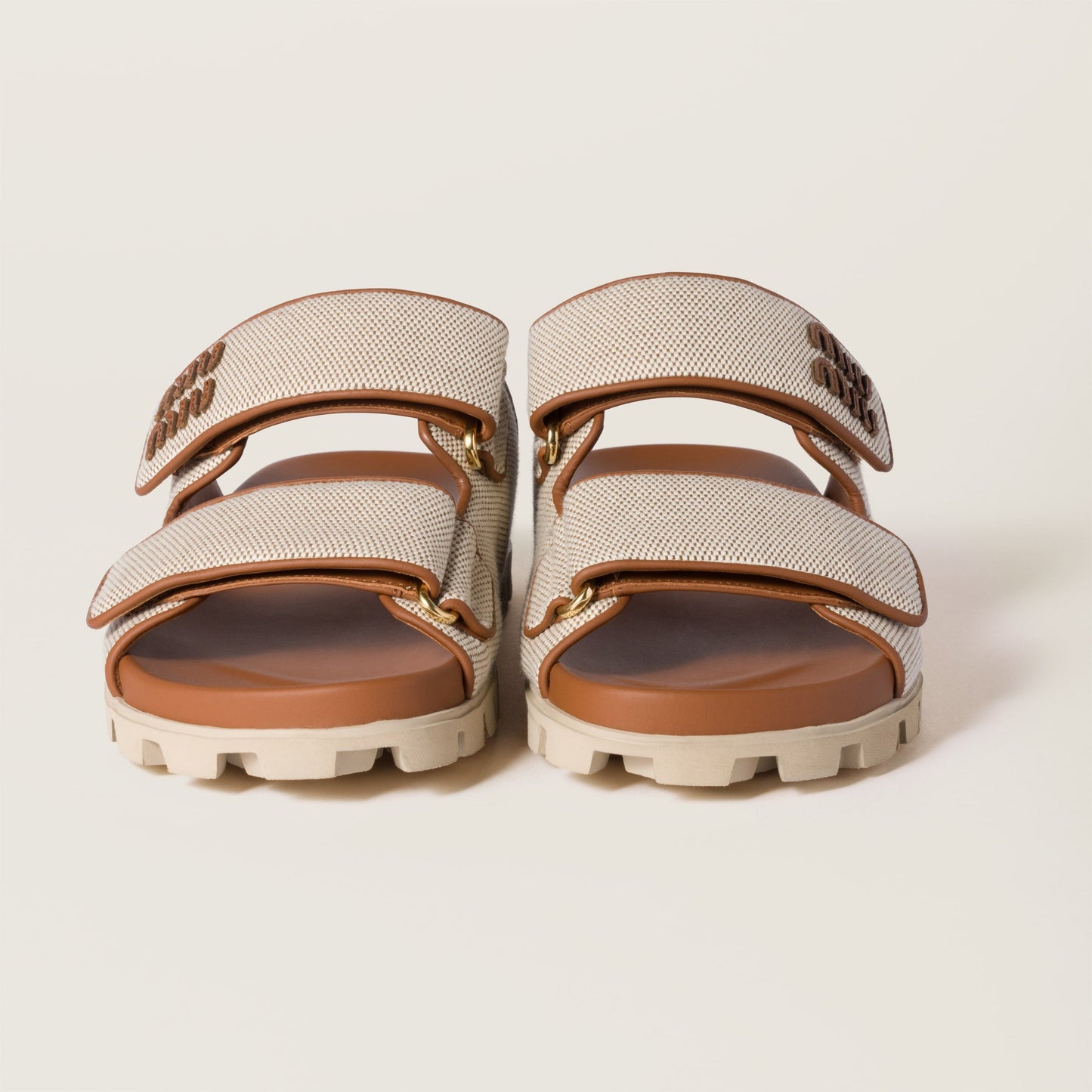 Miu Miu – Sandales en maille crochet – Édition Toile