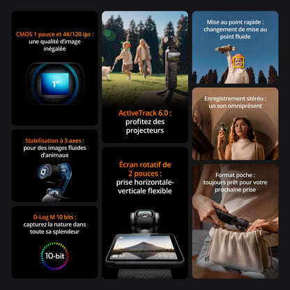 DJI Osmo Pocket 3 (Pack Créateur)