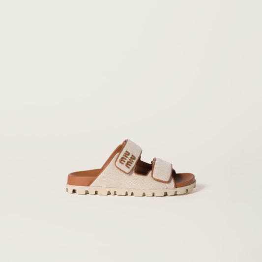 Miu Miu – Sandales en maille crochet – Édition Toile